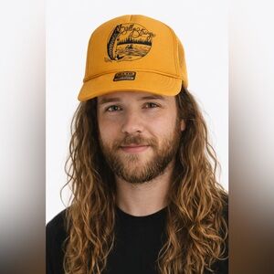 Billy Strings Trucker Hat Fishing Graphic Snapback NWT Jam Band Bluegrass Merch